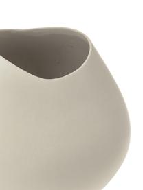 Handgefertigte Vase Opium aus Steingut, Steingut, Hellbeige, Ø 29 x H 28 cm
