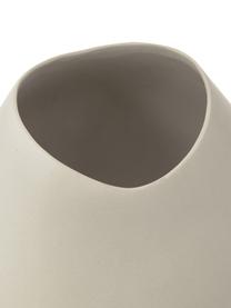 Handgefertigte Vase Opium aus Steingut, Steingut, Hellbeige, Ø 29 x H 28 cm
