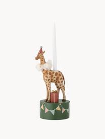 Kaarsenhouder Flor in de vorm van een giraffe, Polyresin, Meerkleurig, Ø 10 x H 25 cm