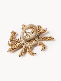 Obrączka na serwetkę z drewna Crab, 2 szt., Drewno, Drewno naturalne, S 12 x W 6 cm