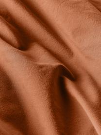 Taie d'oreiller en coton délavé Darlyn, Terracotta, larg. 50 x long. 70 cm