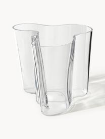 Mondgeblazen vazen Alvaro Aalto, set van 2, Mondgeblazen glas, Transparant, Set met verschillende formaten