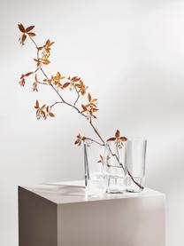 Súprava ručne fúkaných váz Alvar Aalto, 2 diely, Fúkané sklo, Priehľadná, Súprava s rôznymi veľkosťami