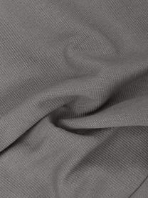 Baumwoll-Kissenhülle Mads mit Kederumrandung in Dunkelgrau, 100% Baumwolle, Dunkelgrau, B 40 x L 40 cm