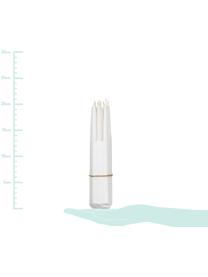 Velas cónicas Loka, 10 uds., Cera, Blanco, Ø 1 x Al 21 cm