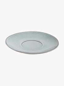 Tazza con piattino fatti a mano Nordic Sea, Gres, Grigio-blu, maculato, Ø 8 x Alt. 7 cm, 150 ml