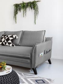 Sofá rinconera cama Charming Charlie, con espacio de almacenamiento, Tapizado: 100% poliéster tacto de l, Estructura: madera, aglomerado, Gris, An 228 x F 150 cm, chaise longue derecha