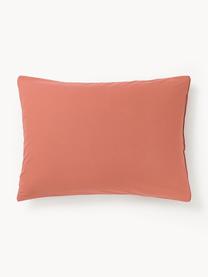 Taie d'oreiller en coton Harvey, Rouge, rose, larg. 50 x long. 70 cm