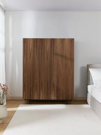 Drehtürenschrank Germina, 3-türig, Korpus: Mitteldichte Holzfaserpla, Braun, B 155 x H 200 cm