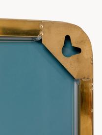 Wandkapstok Tristan met spiegel, Plank: gecoat metaal, spiegelgla, Goudkleurig, B 102 x H 150 cm