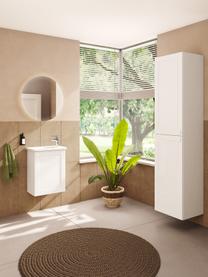 Vysoká koupelnová skříňka s matným povrchem Rafaella, Bílá, Š 42 cm, V 180 cm