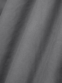 Lenzuolo con angoli in flanella Biba, Grigio scuro, Larg. 200 x Lung. 200 cm, Alt. 25 cm