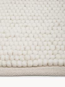 Tappeto in lana tessuto a mano Pebble, 80% lana, 20% nylon

Nel caso dei tappeti di lana, le fibre possono staccarsi nelle prime settimane di utilizzo, questo e la formazione di lanugine si riducono con l'uso quotidiano, Bianco crema, Larg. 200 x Lung. 300 cm (taglia L)
