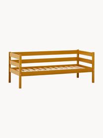 Cama infantil de madera de pino Eco Comfort, 70 x 160 cm, Madera de pino macizo con certificado FSC, madera contrachapada, Madera de pino, marrón claro pintado, An 70 x L 160 cm