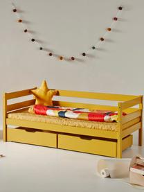 Kinderbett Eco Comfort aus Kiefernholz, 70 x 160 cm, Massives Kiefernholz, FSC-zertifiziert, Schichtholz, Kiefernholz, hellbraun lackiert, B 70 x L 160 cm