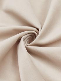 Samt-Kissenhülle Lucie mit Struktur-Oberfläche, 100 % Samt (Polyester), Beige, B 45 x L 45 cm
