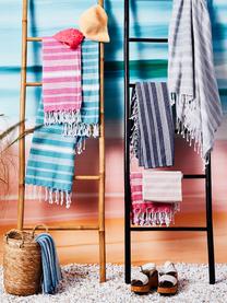 Fouta coton Surfside, Bleu foncé