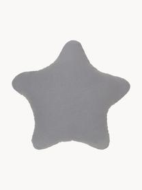 Grobstrick-Kissen Sparkle, Bezug: 100 % Baumwolle, Hellgrau, B 45 x L 45 cm