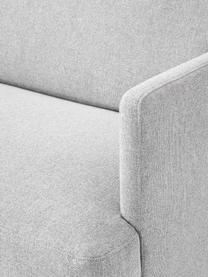 Petit canapé d'angle Fluente, Tissu gris clair, larg. 198 x prof. 152 cm, méridienne à gauche