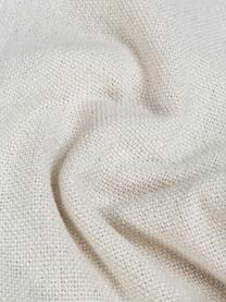 Kissenhülle Bla Bla aus recycelter Baumwolle mit Quasten, 100% Baumwolle, GRS-zertifiziert, Beige, B 30 x L 60 cm