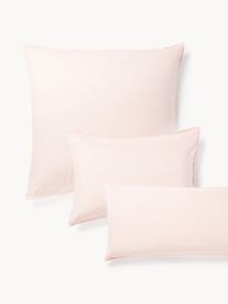 Funda de almohada de percal lavado Debbie, Rosa claro, An 45 x L 110 cm