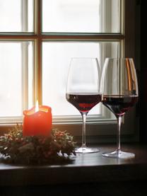 Baňaté křišťálové sklenice na červené víno Experience, 6 ks, Křišťálové sklo

Vneste lesk křišťálového skla na svůj jídelní stůl! Sklo je výjimečně průhledné a těžké, což znamená, že působí hodnotně a zároveň dobře vypadá. Navíc filigránské výbrusy dělají každý kusu výjimečný kousek, který je praktický i krásný., Transparentní, Ø 11 cm, V 23 cm, 645 ml