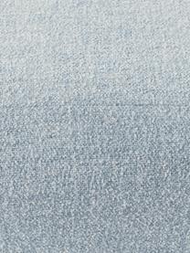 Bouclé podnožka Wolke, Světle modrá, Š 64 cm, V 41 cm