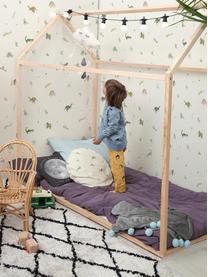 Dosel para cama infantil Home, Madera de haya vaporizada, Beige, An 199 x Al 170 cm