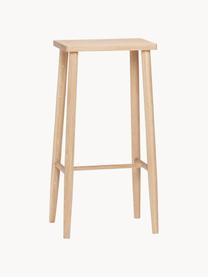 Barová stolička z dubového dreva Folk, Dubové drevo, Dubové drevo, Š 35 x V 72 cm