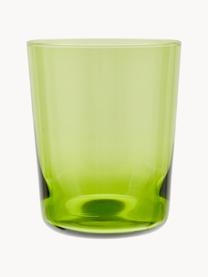 Vasos de colores de vidrio soplado artesanalmente Desiguale, 6 uds., Vidrio soplado artesanalmente, Multicolor transparente, Ø 8 x Al 10 cm, 200 ml