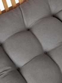 Poduszka na krzesło Ava, 2 szt., Tapicerka: 100% bawełna, Ciemny szary, S 40 x D 40 cm