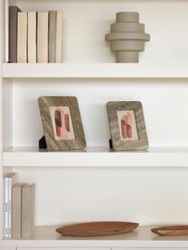 Fotolijstje Valdina van marmer in grijs/beige, Lijst: marmer, Beige marmer, 10 x 15 cm