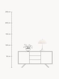 Tafellamp Panthella, H 55 cm, Lampenkap: acrylglas, Acrylglas wit, Ø 40 x H 55 cm