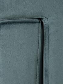 Poltrona in velluto Pete, Rivestimento: 100% velluto di poliester, Gambe: acciaio inossidabile, Verde scuro, nero, Larg. 67 x Prof. 74 cm