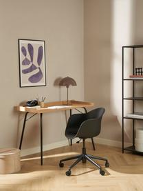 Chaise de bureau Claire, Noir, larg. 66 x prof. 60 cm