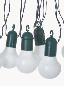 Outdoor LED lichtslinger Hooky, Lampions: kunststof, Fitting: kunststof, Zwart, meerkleurig, L 1070 cm