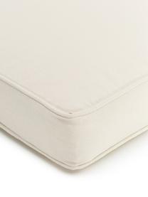 Cuscino sedia alto in cotone beige Zoey, Rivestimento: 100% cotone, Beige, Larg. 40 x Lung. 40 cm