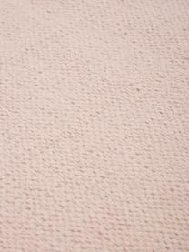 Dun katoenen vloerkleed Agneta in roze, handgeweven, 100% katoen, Roze, B 160 x L 230 cm (maat M)