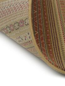 Tappeto con dettagli colorati e frange Nepal, Retro: juta, Beige, multicolore, Larg. 200 x Lung. 295 cm (taglia L)