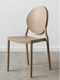 Silla de polipropileno Binster, Polipropileno, Beige, An 41 x Al 87 cm