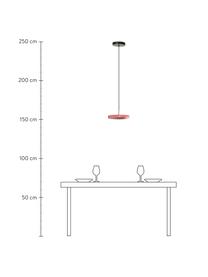 Designové závěsné LED svítidlo Asteria, Růžová