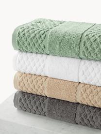 Set di asciugamani Katharina, varie misure, Bianco, Set di 4 (asciugamano e telo da bagno)