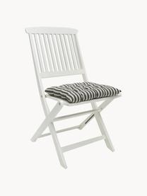 Cojín de asiento de algodón Arild, 100% algodón, Beige, negro, An 38 x L 38 cm