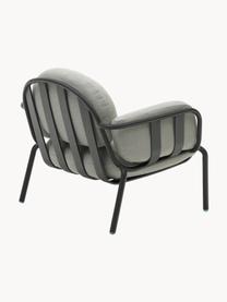 Fauteuil lounge de jardin Joncols, Tissu gris clair, anthracite, larg. 89 x prof. 80 cm