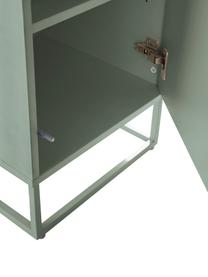 Table de chevet en bois Lyckeby, Bois, laque vert sauge, larg. 40 x haut. 65 cm