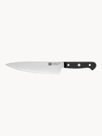 Cuchillo chef Gourmet, Plateado, negro, L 32 cm
