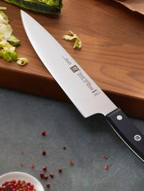 Cuchillo chef Gourmet, Plateado, negro, L 32 cm