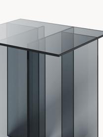 Glas-Beistelltisch Anouk, Glas, Grau, transparent, B 42 x H 50 cm