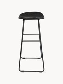 Tabouret de bar Tangle, Noir, larg. 40 x haut. 65 cm