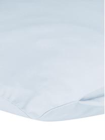 Baumwollsatin-Kissenbezug Comfort in Hellblau, 50 x 70 cm, Webart: Satin, leicht glänzend Fa, Hellblau, B 50 x L 70 cm